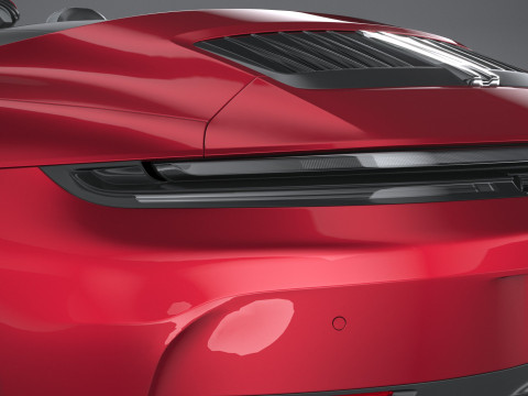 Porsche 911 Carrera GTS Cabriolet 2025 3D Model