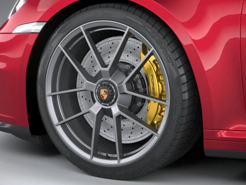 Porsche 911 Carrera GTS Cabriolet 2025 3D Model
