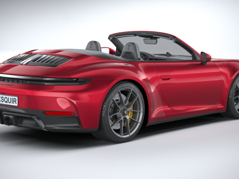 Porsche 911 Carrera GTS Cabriolet 2025 3D Model