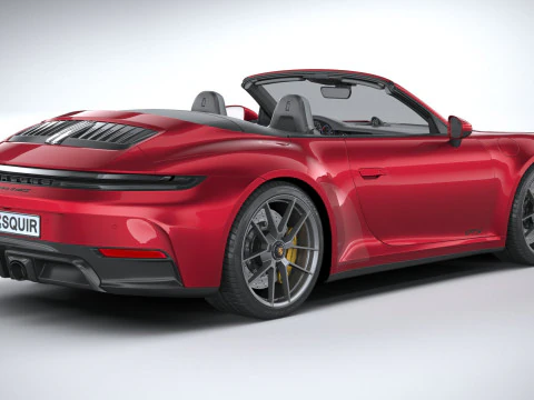 Porsche 911 Carrera GTS Cabriolet 2025 3D Model