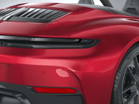 Porsche 911 Carrera GTS Cabriolet 2025 3D Model