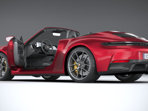 Porsche 911 Carrera GTS Cabriolet 2025 3D Model