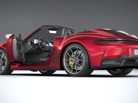 Porsche 911 Carrera GTS Cabriolet 2025 3D Model