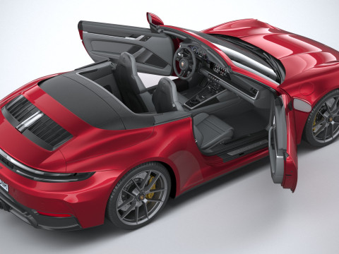 Porsche 911 Carrera GTS Cabriolet 2025 3D Model
