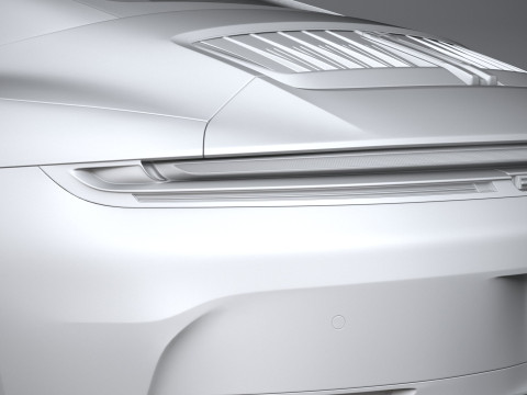 Porsche 911 Carrera GTS Cabriolet 2025 3D Model