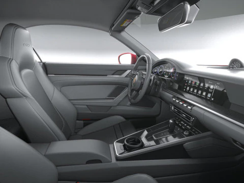 Porsche 911 Carrera GTS Cabriolet 2025 3D Model