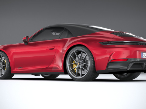 Porsche 911 Carrera GTS Cabriolet 2025 3D Model