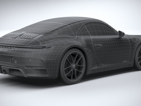 Porsche 911 Carrera GTS Cabriolet 2025 3D Model