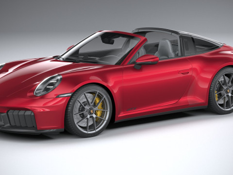 Porsche 911 Targa 4 GTS 2025 3Dモデル