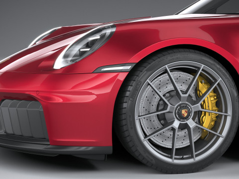 Porsche 911 Targa 4 GTS 2025 3D-Modell