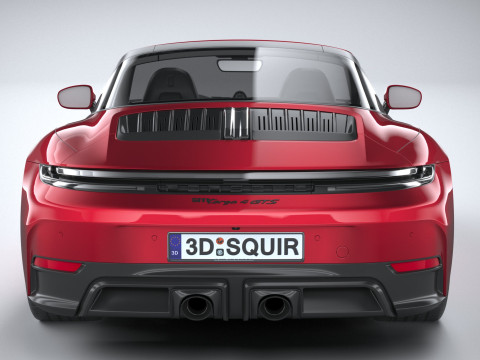 Porsche 911 Targa 4 GTS 2025 3D-Modell