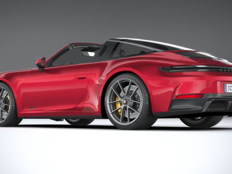Porsche 911 Targa 4 GTS 2025 3D-Modell