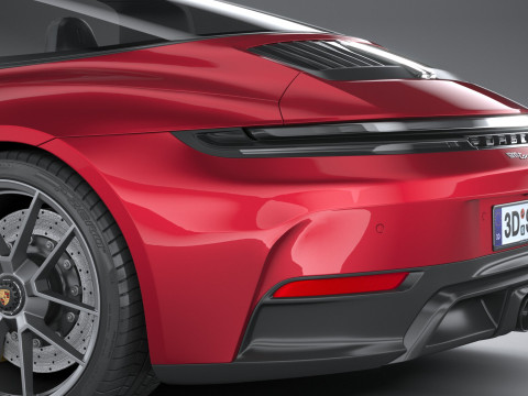 Porsche 911 Targa 4 GTS 2025 3D-Modell