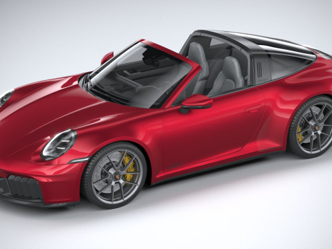 Porsche 911 Targa 4 GTS 2025 3D-Modell