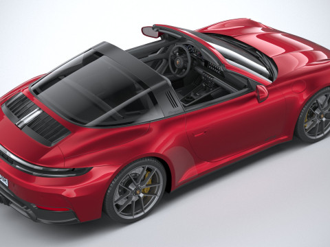 Porsche 911 Targa 4 GTS 2025 3D-Modell