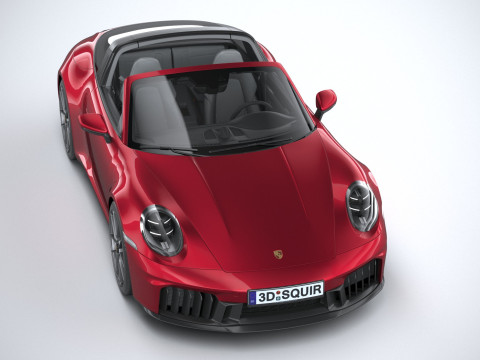 Porsche 911 Targa 4 GTS 2025 3D-Modell
