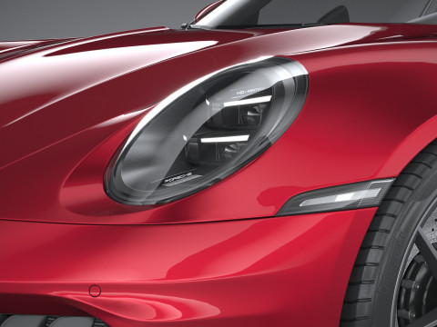 Porsche 911 Targa 4 GTS 2025 3D-Modell