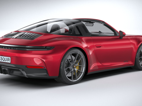 Porsche 911 Targa 4 GTS 2025 3D-Modell