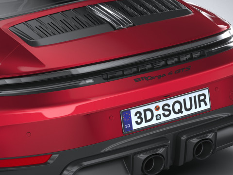 Porsche 911 Targa 4 GTS 2025 3D-Modell