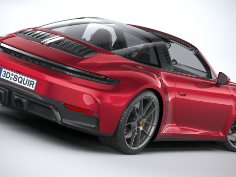 Porsche 911 Targa 4 GTS 2025 3D-Modell