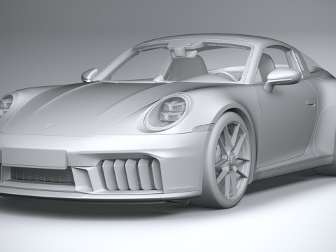 Porsche 911 Targa 4 GTS 2025 3D-Modell