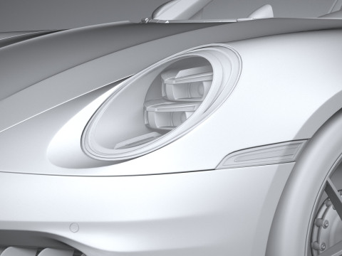 Porsche 911 Targa 4 GTS 2025 3D-Modell