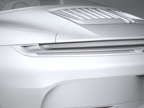 Porsche 911 Targa 4 GTS 2025 3D-Modell