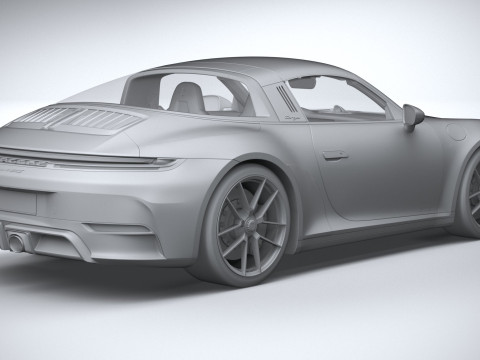 Porsche 911 Targa 4 GTS 2025 3D-Modell