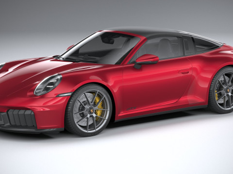 Porsche 911 Targa 4 GTS 2025 3D-Modell