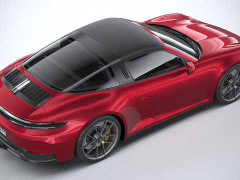 Porsche 911 Targa 4 GTS 2025 3D-Modell