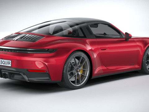 Porsche 911 Targa 4 GTS 2025 3D-Modell