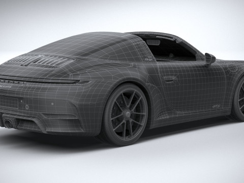 Porsche 911 Targa 4 GTS 2025 3D-Modell