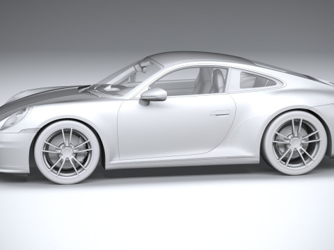 Porsche 911 Carrera 2025 Modelo 3D