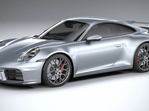Porsche 911 Carrera Aerokit 2025 3D Model