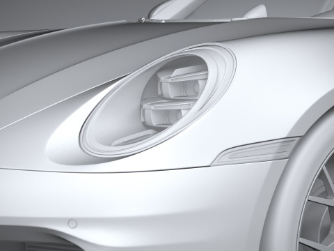 Porsche 911 Carrera Aerokit 2025 Modelo 3D