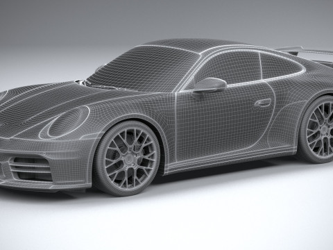 Porsche 911 Carrera Aerokit 2025 Modelo 3D