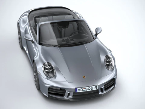 Porsche 911 Carrera Cabriolet Aerokit 2025 Model 3D