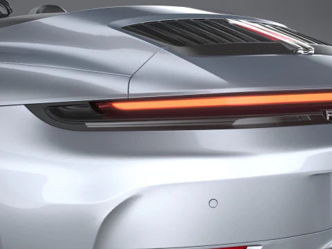 Porsche 911 Carrera Cabriolet Aerokit 2025 Model 3D