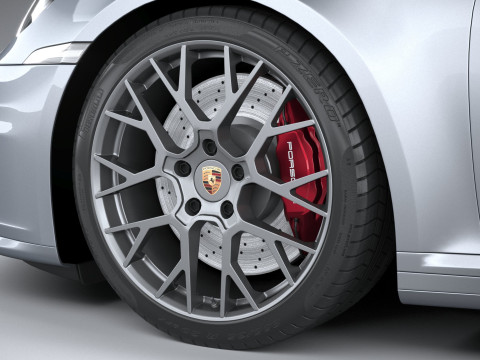 Porsche 911 Carrera Cabriolet Aerokit 2025 3D Model