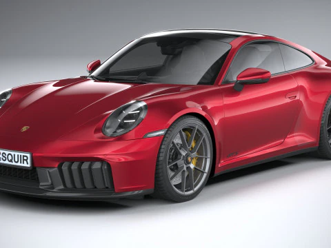 Porsche 911 Carrera GTS 2025 3D Model