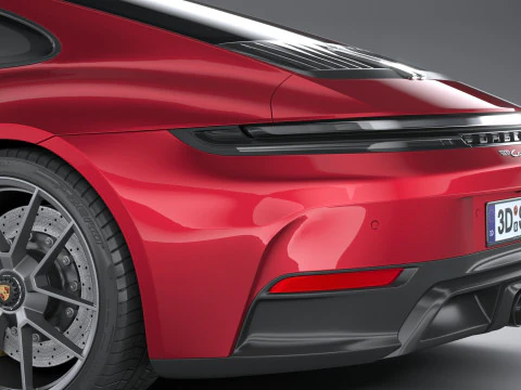 Porsche 911 Carrera GTS 2025 3D Model