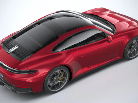 Porsche 911 Carrera GTS 2025 3D Model