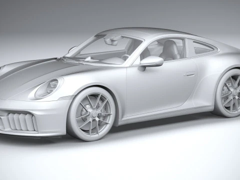 Porsche 911 Carrera GTS 2025 3D Model