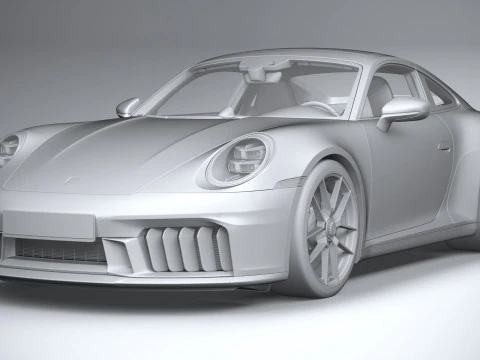 Porsche 911 Carrera GTS 2025 3D Model