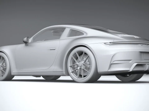 Porsche 911 Carrera GTS 2025 3D Model