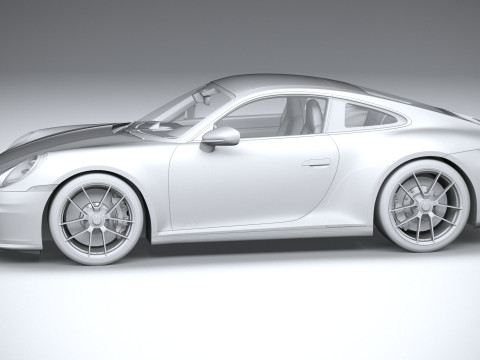 Porsche 911 Carrera GTS 2025 3D 모델