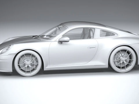 Porsche 911 Carrera GTS 2025 3D Model