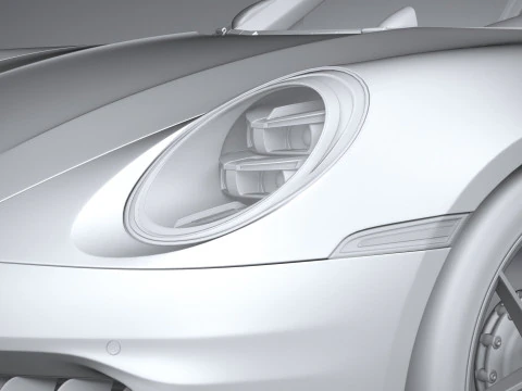 Porsche 911 Carrera GTS 2025 3D Model