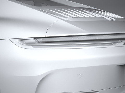 Porsche 911 Carrera GTS 2025 3D 모델