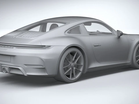Porsche 911 Carrera GTS 2025 3D Model